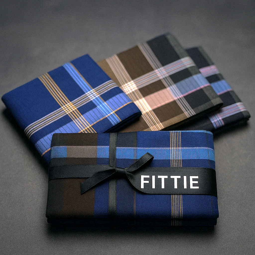 Premium 100% Cotton Handkerchiefs (Pack of 6)