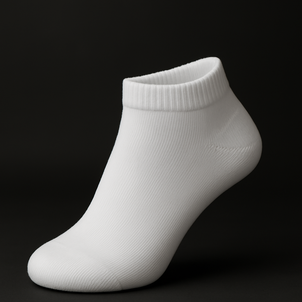 Premium Ankle Socks – White & Black (Box of 6) | Soft, Durable & Everyday Comfort