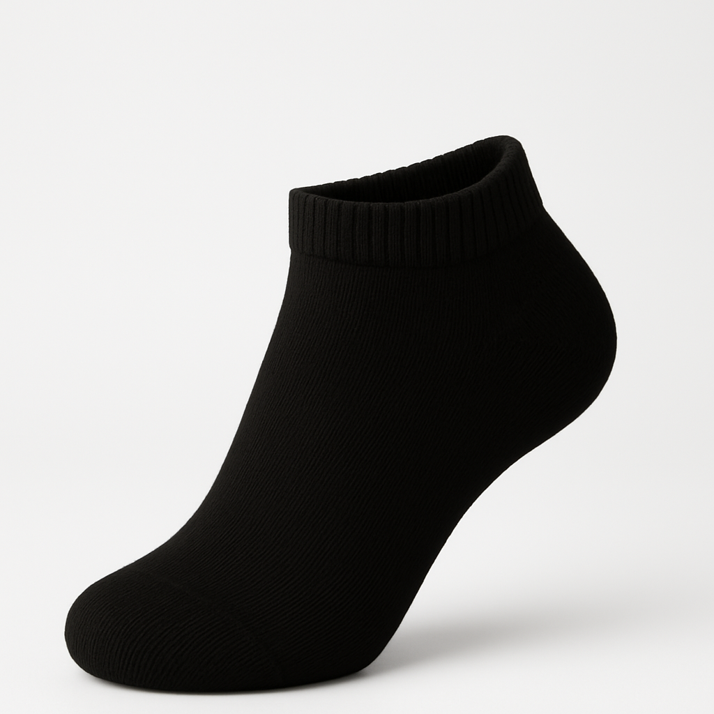Premium Ankle Socks – White & Black (Box of 6) | Soft, Durable & Everyday Comfort