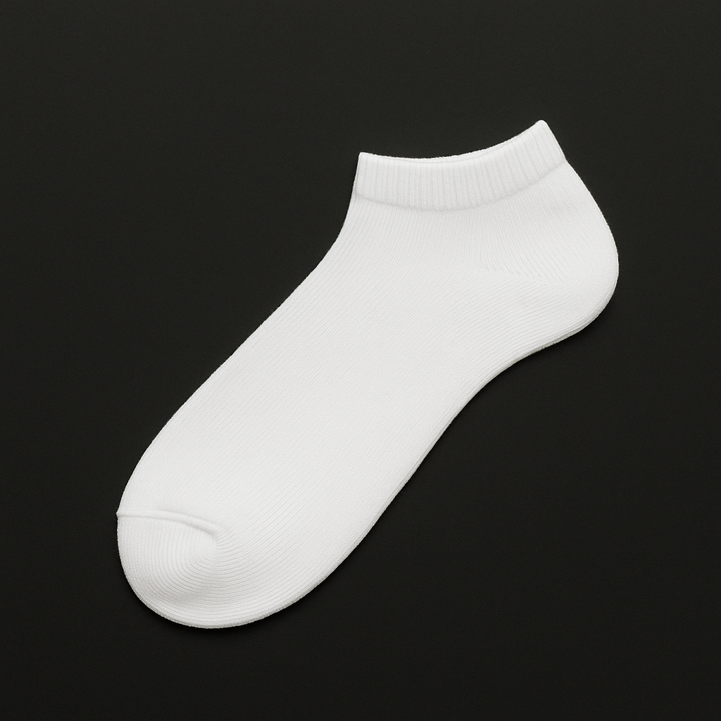 Premium Ankle Socks – White & Black (Box of 6) | Soft, Durable & Everyday Comfort