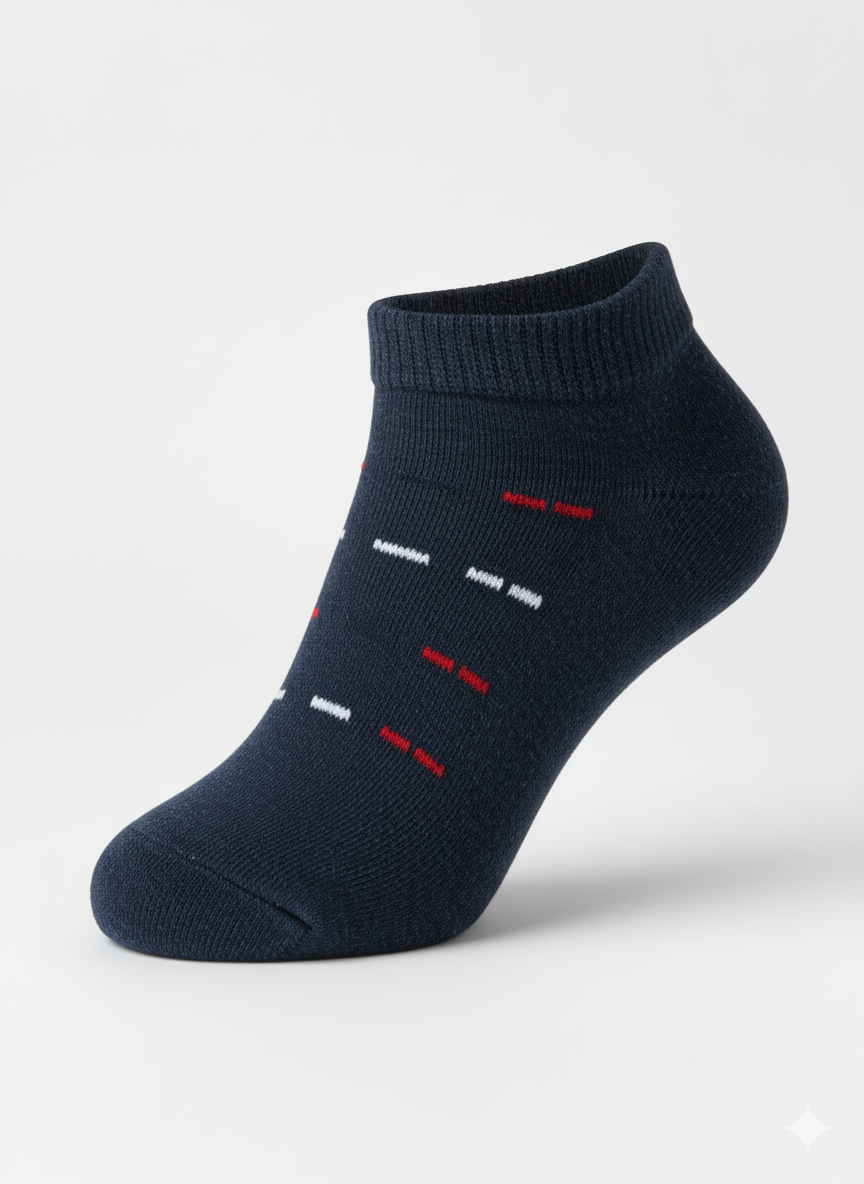 luxury Ankle Socks – 6-Pair Box | Breathable, Moisture-Wicking & Athletic Fit