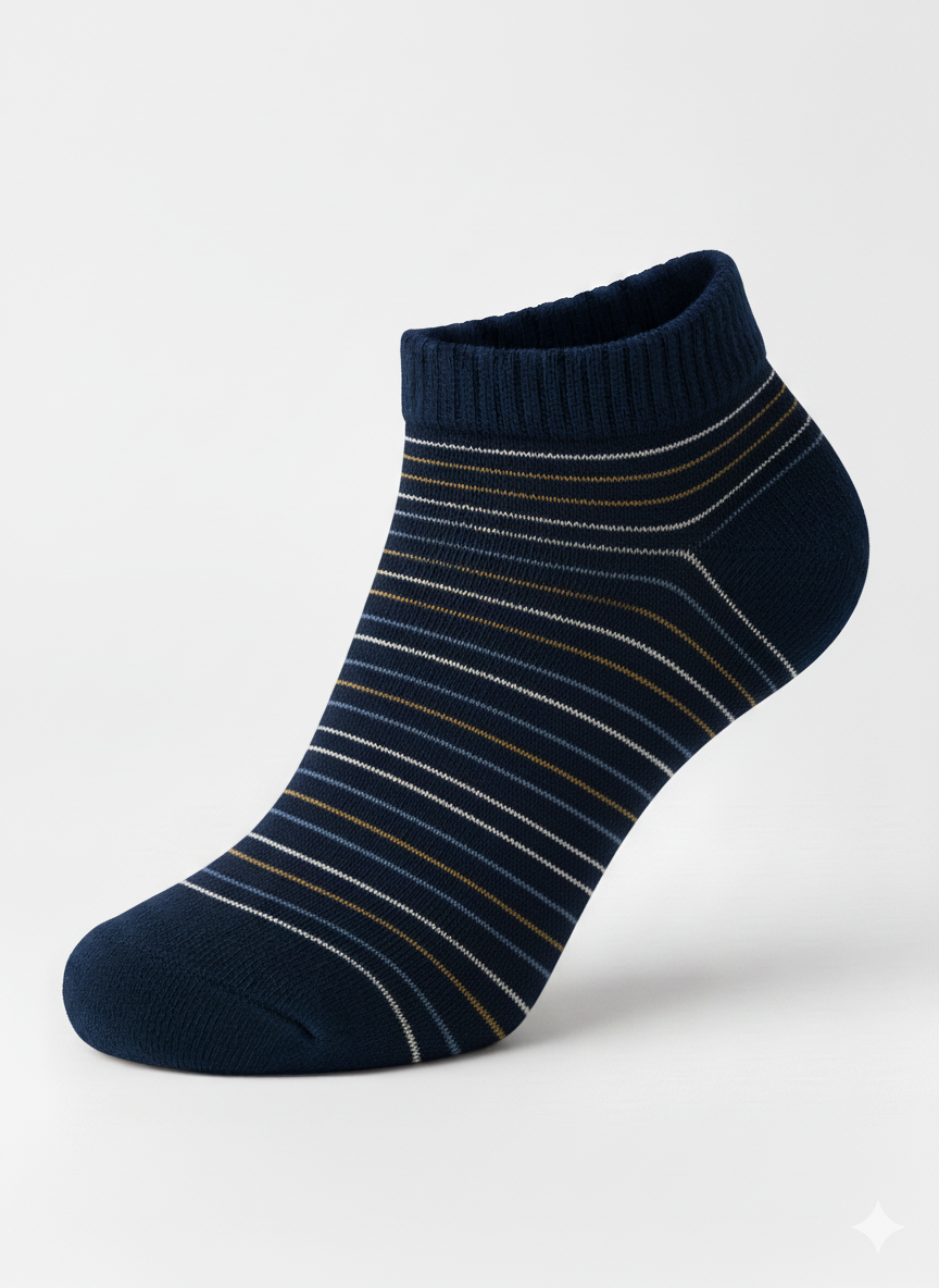 Premium Cotton Ankle Socks for Men & Women (Box Of 5) – Breathable, Comfortable, Everyday Wear