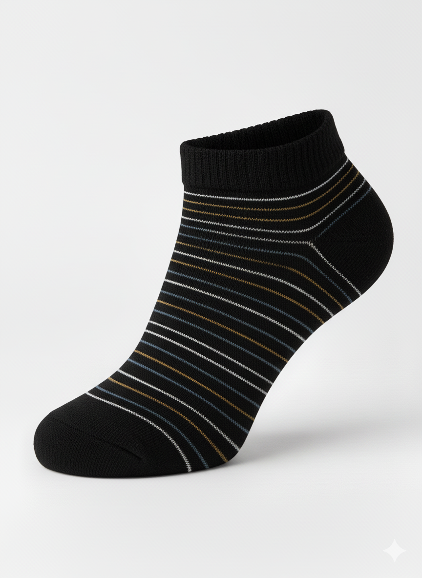 Premium Cotton Ankle Socks for Men & Women (Box Of 5) – Breathable, Comfortable, Everyday Wear