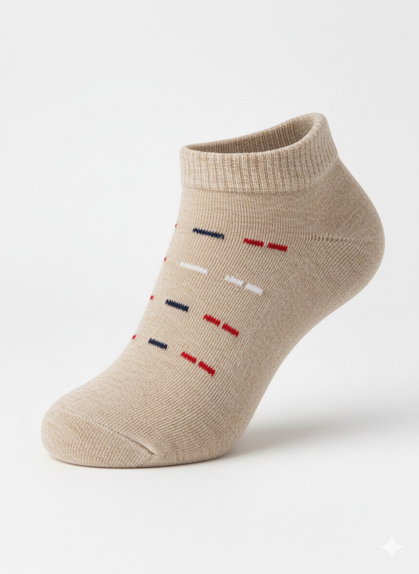 luxury Ankle Socks – 6-Pair Box | Breathable, Moisture-Wicking & Athletic Fit