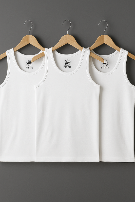 Men’s Premium Combed Cotton Vest (pack of 3)