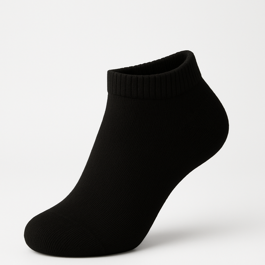 Premium Ankle Socks – White & Black (Box of 6) | Soft, Durable & Everyday Comfort