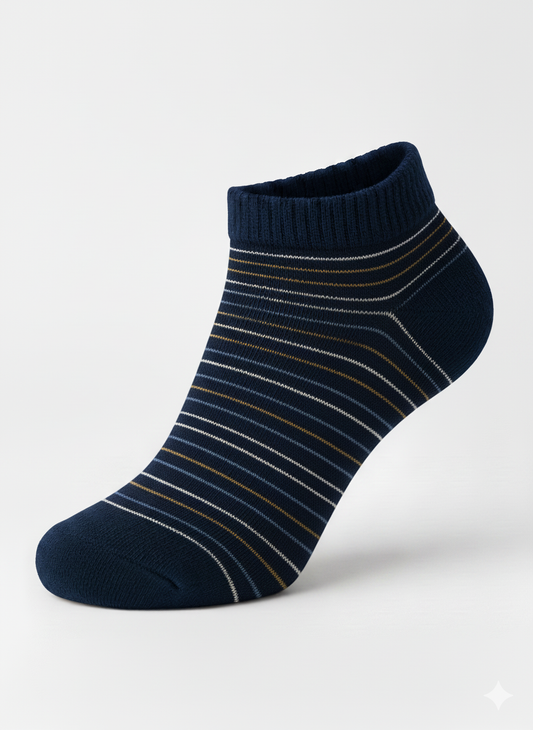 Premium Cotton Ankle Socks for Men & Women (Box Of 5) – Breathable, Comfortable, Everyday Wear