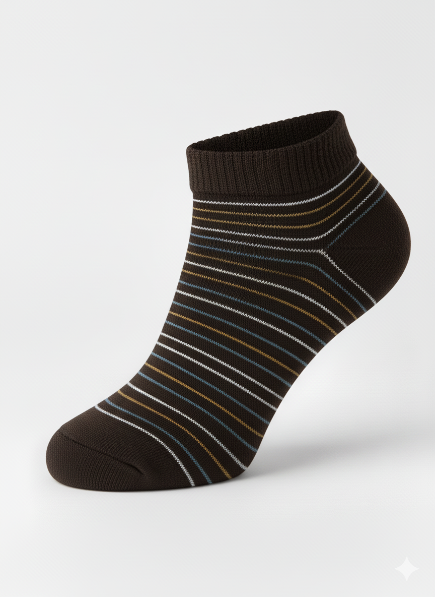 Premium Cotton Ankle Socks for Men & Women (Box Of 5) – Breathable, Comfortable, Everyday Wear