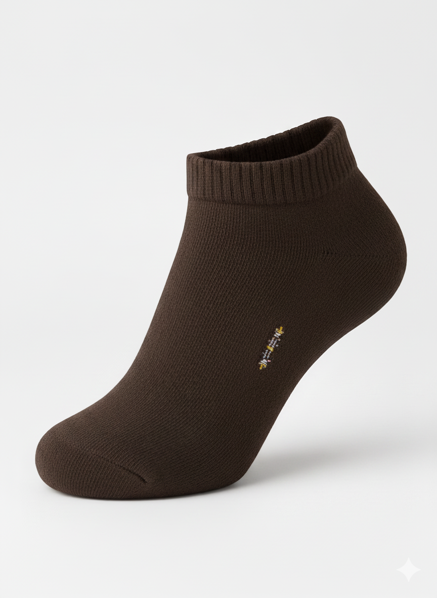 Premium Cotton Ankle Socks for Men & Women (Box Of 5) – Breathable, Comfortable, Everyday Wear