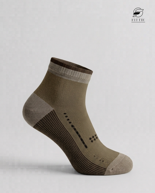Club Mercerized Cotton Ankle Socks – Premium Breathable Everyday Wear (Box of 5)